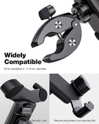 Universal Bike Phone Mount, Motorcycle Phone Holder-Sturdy and Secure, One-Hand - Image 4