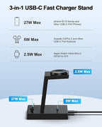 30W Fast 3 in 1 Charging Station - Image 3