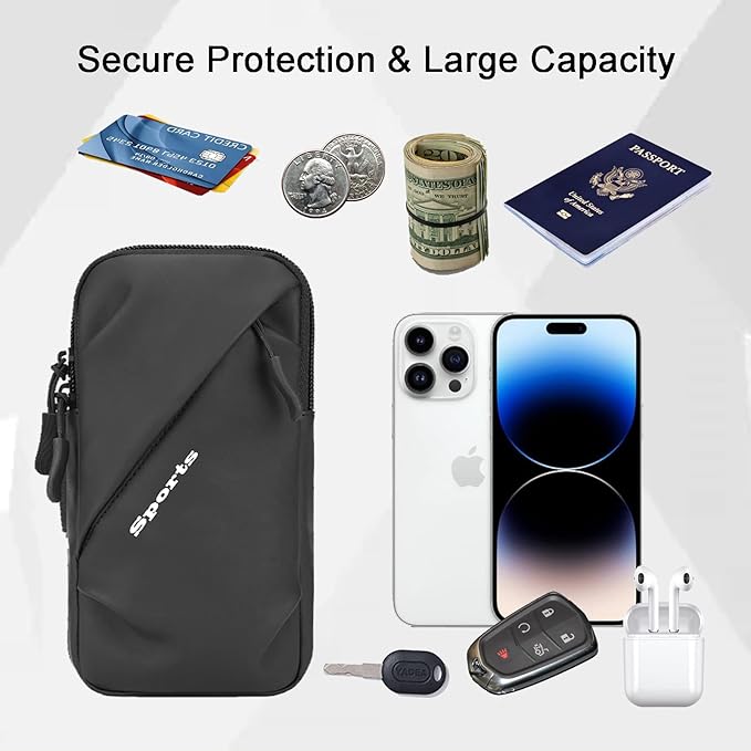 Phone Holder Arm Bands, Small Crossbody Shoulder Holsters Bag - Image 4