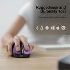 TECKNET Wireless Mouse Rechargeable 4800 DPI Silent USB A & Bluetooth Mouse 6 - Image 7