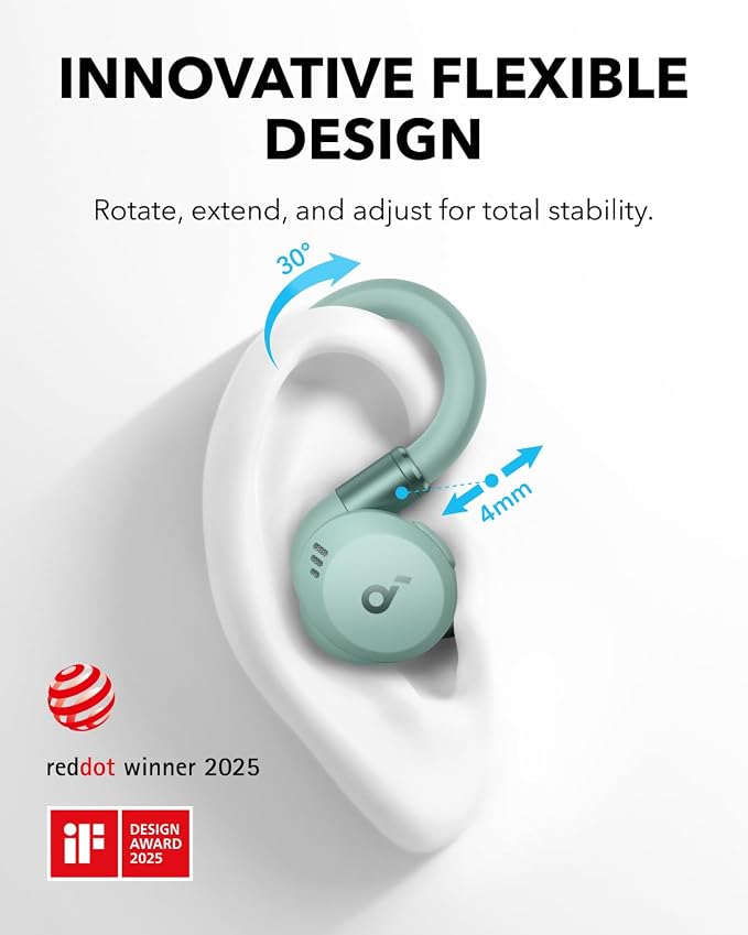 Soundcore Sport X20 by Anker, True-Wireless Workout Earbuds, Rotatable and - Image 2