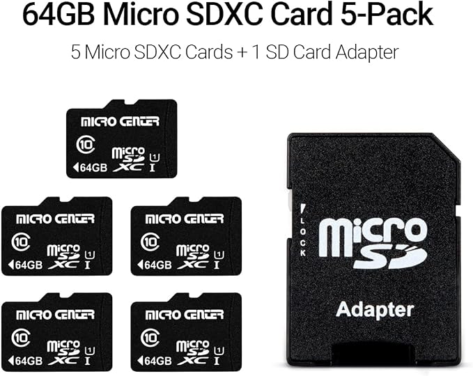 Micro Center 64GB Class 10 MicroSDXC Flash Memory Card - Image 2