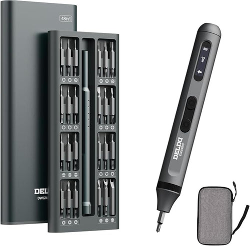 3.7V Electric Screwdriver Kit, 48-in-1 Dual-Head Precision Screwdriver Set by Unknown