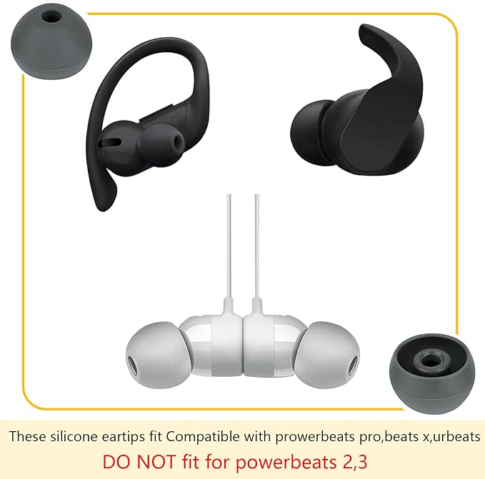 Ear Bud Covers Silicone Replacement Earbud Tips Compatible - Image 3