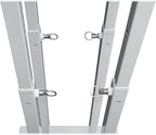 Rockville RTP33-TV Pro White Totem Stand 220 lbs DJ Speaker/Lighting/TV Mount - Image 3