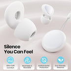 Ear Plugs for Sleeping Noise Cancelling, 45dB Reusable Silicone Ear Plugs for - Image 3