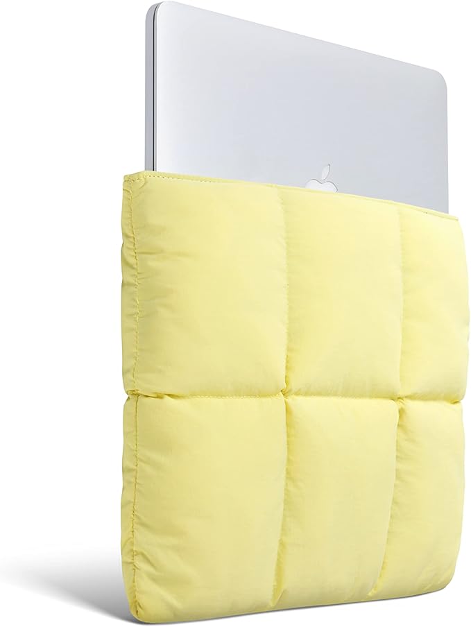 Comfyable Puffy Laptop Sleeve 13 Inch 14 Inch, Quilted Puffer Laptop Carrying - Image 2