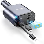 Retractable Car Charger, Super Fast USB Car iPhone Charger, Gifts by PowerYourWorldWithDreamBee