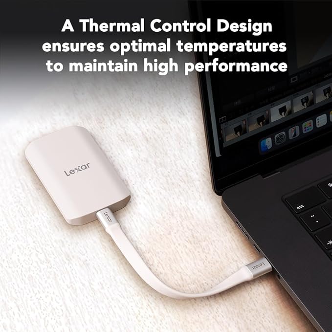 Lexar 1TB ES5 Magnetic External SSD, Compatible w/MagSafe, USB-C Smartphones - Image 5