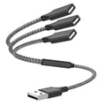 USB Y Splitter 1 in 3 Out, USB Male to 3 Female Cable by Unknown