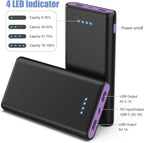 Portable Charger Power Bank 25, 5V/3A USB C in&Out Fast Phone Charging - Image 6