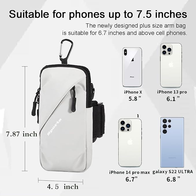 Phone Holder Arm Bands, Small Crossbody Shoulder Holsters Bag - Image 4