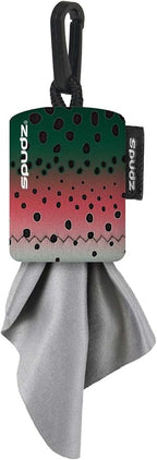 SPUDZ Classic Microfiber Lens Cleaner – Clip-On Pouch, Washable – by ALPINEINNOVATIONS