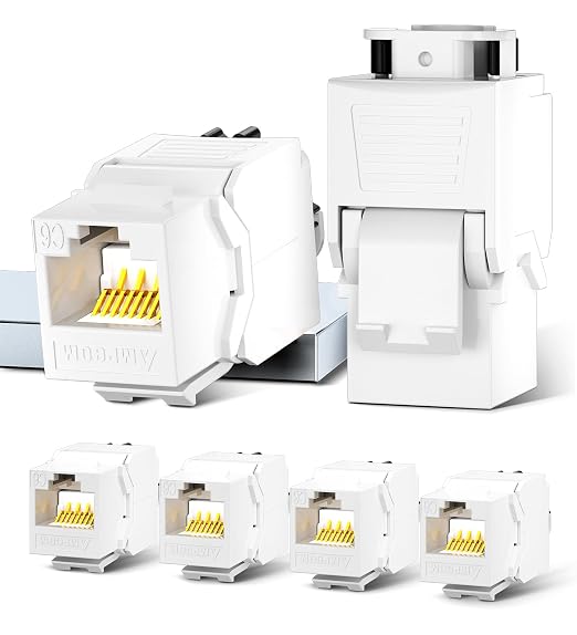 AMPCOM CAT6 RJ45 Keystone Jack by AMPCOM
