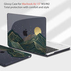 Teryeefi Compatible with MacBook Air 15 inch Case 2023 2024 A3114 A2941 with M3 - Image 4