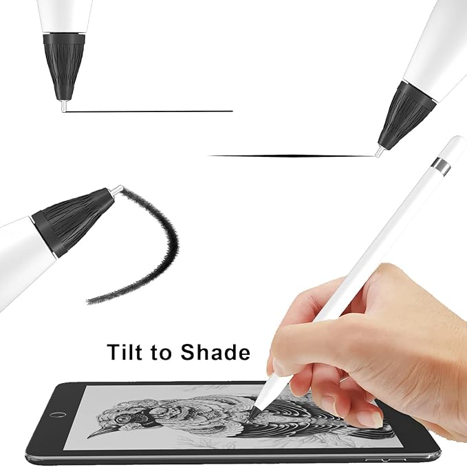 Upgraded Pencil Tips fits for Apple 2nd 1st Gen USB-C iPad Pro Pencil, No Wear - Image 4