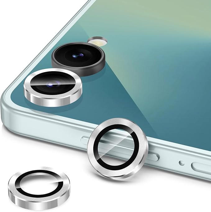 for Samsung Galaxy Z Flip 7 Camera Lens Protector, Individual Metal Ring - Image 2