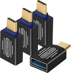 4-Pack USB C to USB Adapter, Thunderbolt 3 Male to USB 3.0 Female OTG Adapter by Oassuose