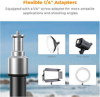 K&F Concept Light Stand for Photography, 6.5ft/2M Portable Extendable Photo - Image 2
