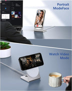 Magnetic Wireless Charger Stand Certified 15W Fast Mag-Safe Charger - Image 4