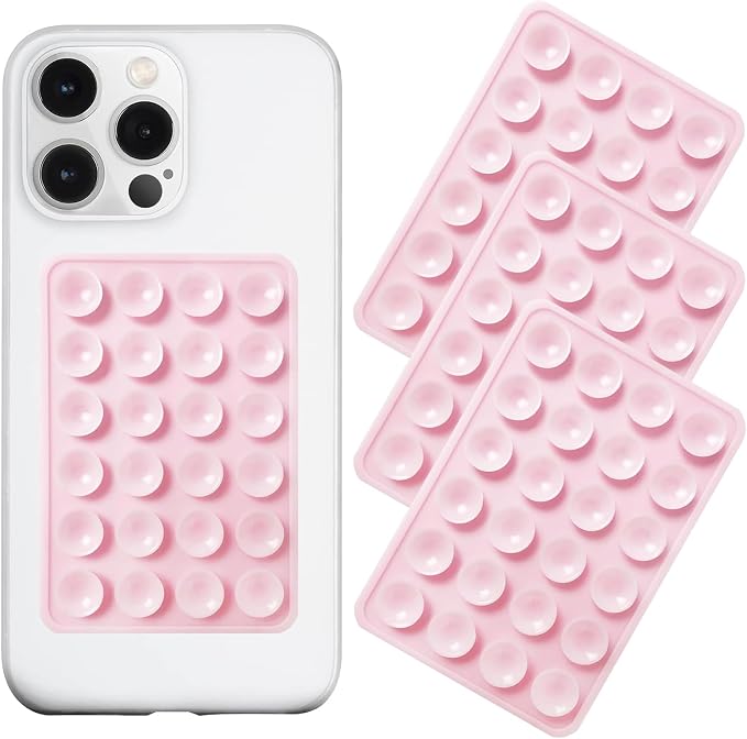 Silicone Suction Phone Case Mount 3 Pack, Silicon Adhesive Suction Cup Phone by LvShuLiangPin