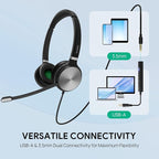 Yealink UH36 Professional USB Headset, Wired Headphones - Image 3