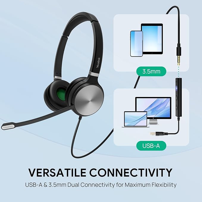 Yealink UH36 Professional USB Headset, Wired Headphones - Image 3