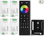 BTF-LIGHTING 5050SMD FCOB COB RGB RF Remote RC03RFB &4PCS C03RF LED Tuya LED by BTF-LIGHTING