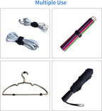 10 Inches 120 PCS Black Reusable Cable Ties, Cable Organizer, Cord Wrap and - Image 4