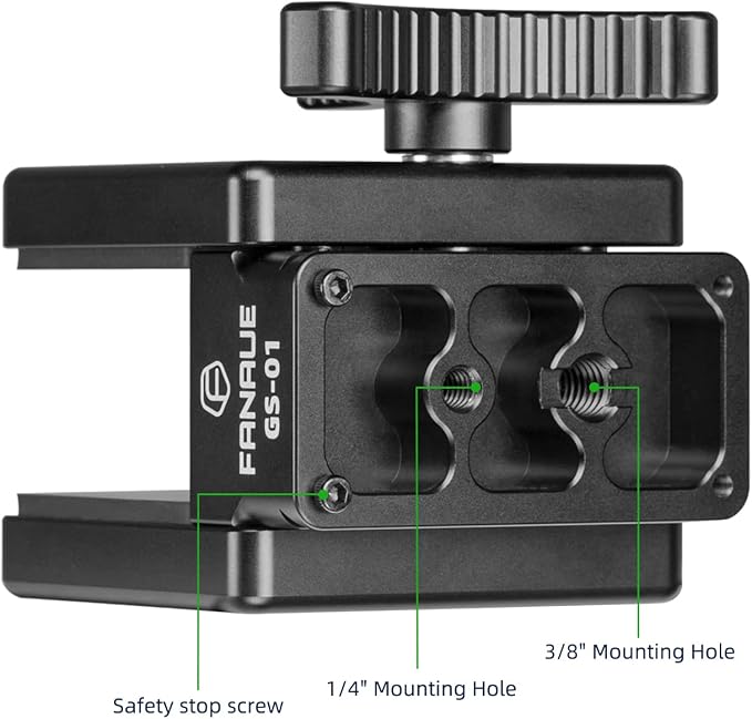 FANAUE GS-01Arca Swiss Rifle Saddle Mount, Hunting Tripod Clamp - Image 5