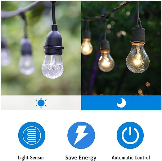 TiFFCOFiO Outdoor Christmas Light Timer, Dusk to Dawn Sensor Countdown - Image 5