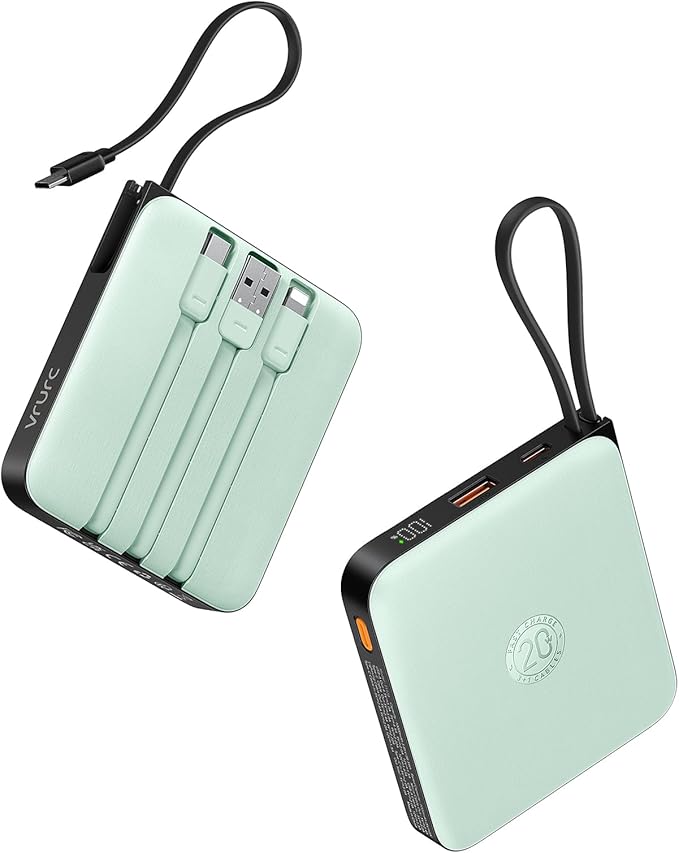 VRURC Portable Charger USB C, Power Bank by Home