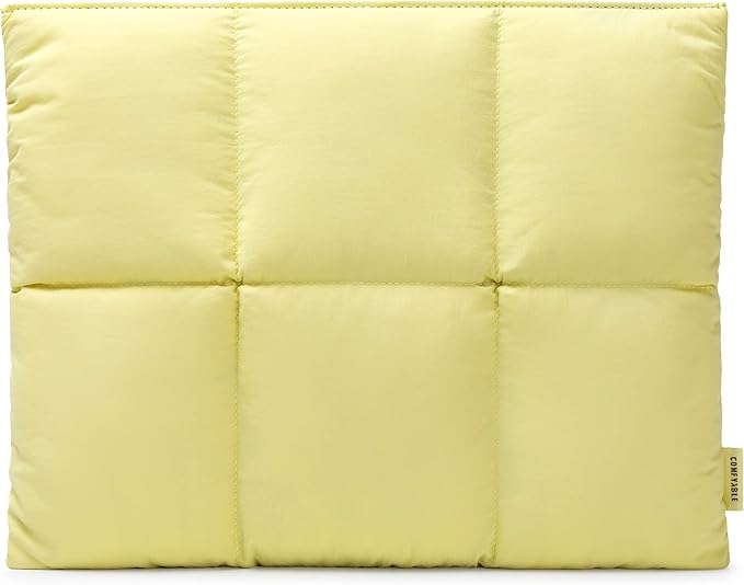 Comfyable Puffy Laptop Sleeve 13 Inch 14 Inch, Quilted Puffer Laptop Carrying by Comfyable