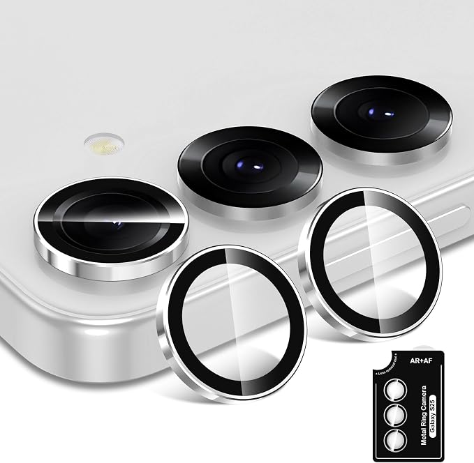 for Samsung Galaxy S25 Plus Camera Lens Protector, Individual Metal Ring - Image 2