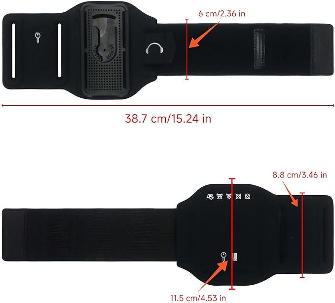 Wristband Phone Holder for Running, 360°Rotation & Detachable Sports Armband - Image 5