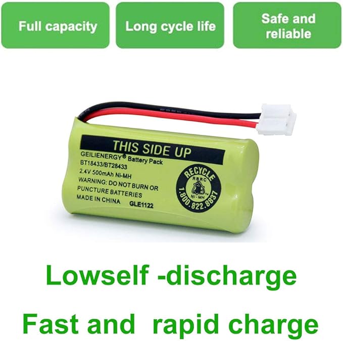 GEILIENERGY BT18433 BT28433 BT184342 BT284342 BT-1011 Battery Compatible - Image 6