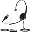 Yealink UH34 USB Headset with Noise Cancelling Mic, Work Headset by RedefineYourWorkplace