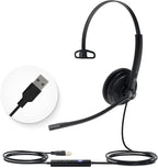 Yealink UH34 USB Headset with Noise Cancelling Mic, Work Headset by RedefineYourWorkplace