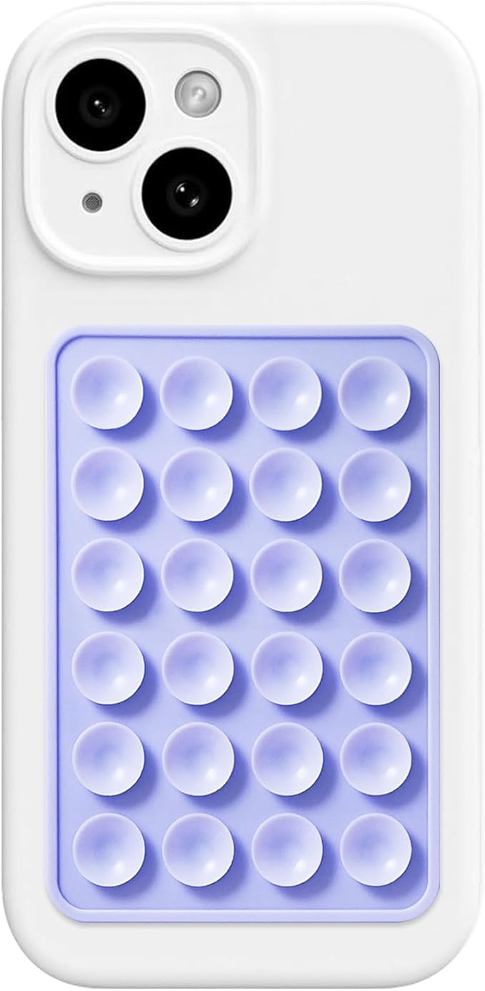 AZXYI Silicone Suction Phone Case Mount, Silicon Adhesive Suction Cup Phone by AZXYI