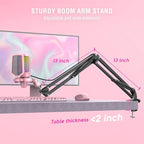 FIFINE Gaming USB Microphone Kit, PC Streaming Recording Computer RGB - Image 6