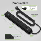 GHome Smart Power Strip 15A, 2.4G WiFi Smart plugs that work - Image 8