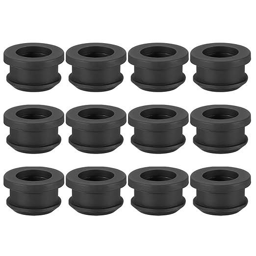 PATIKIL 16mm / 5/8 Inch Drill Hole, 1/2 Inch ID Rubber Grommets by PATIKIL