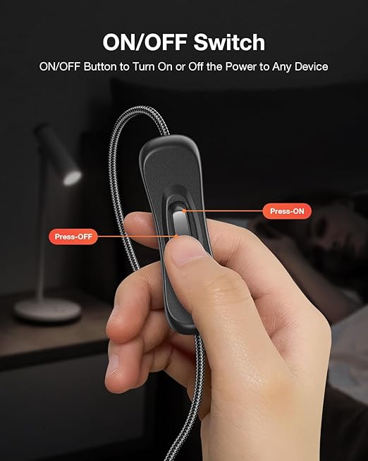 ANDTOBO USB Switch Extension Cable, USB Extension Cord - Image 2