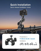 TELESIN Super Clamp Mount | Bike Handlebar Mount - Image 3