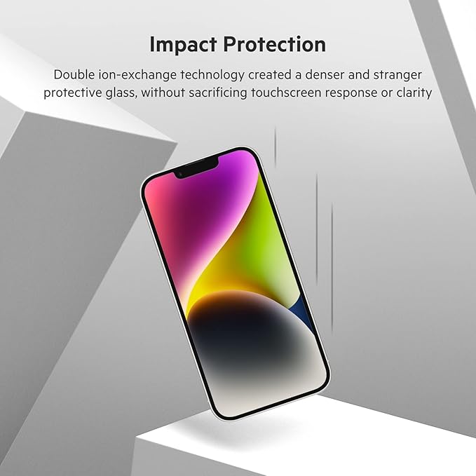 Belkin UltraGlass iPhone 14, iPhone 13 Pro Screen Protector - Image 4
