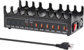 360W Charging Station for Multiple Devices, 12-Port USB C Charging Station by Unknown