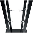 Rockville RTP33-TV Black Totem DJ Speaker/Lighting Stand, Detachable TV Mount - Image 4