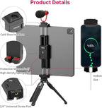 ULANZI ST-29 Phone Tripod Mount, Universal 2-in-1 Tablet Smartphone Holder - Image 3