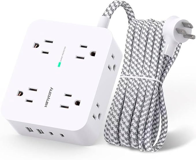 Surge Protector Power Strip by HANYCONY
