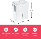 Frigidaire 35-Pint Portable Dehumidifier - Image 3